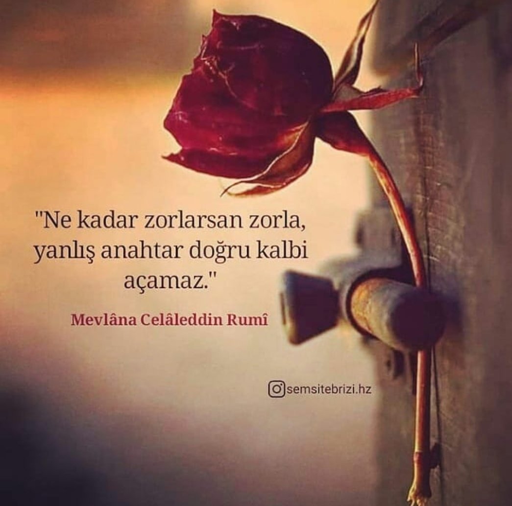 @Ender2071 @modern_seyyah34 @Sultannnn_ca_2t @MR34Rt @25KARAGOZ411 @fahinursezer1 @M__R__T @UgurOnal2021 @say_elfuda1 @eminecelik62 @Fenerlifert @sabrigunes001 Herkesi hak ettiği yere koy ve yeri kadar vakit ayır, değdiği kadar umursa, değeri kadar önemse, verdiği güven kadar itimat et, fazlası hem zarar hem seni yorar.
' Giden gitmiştir, gittiği gün bitmiştir'