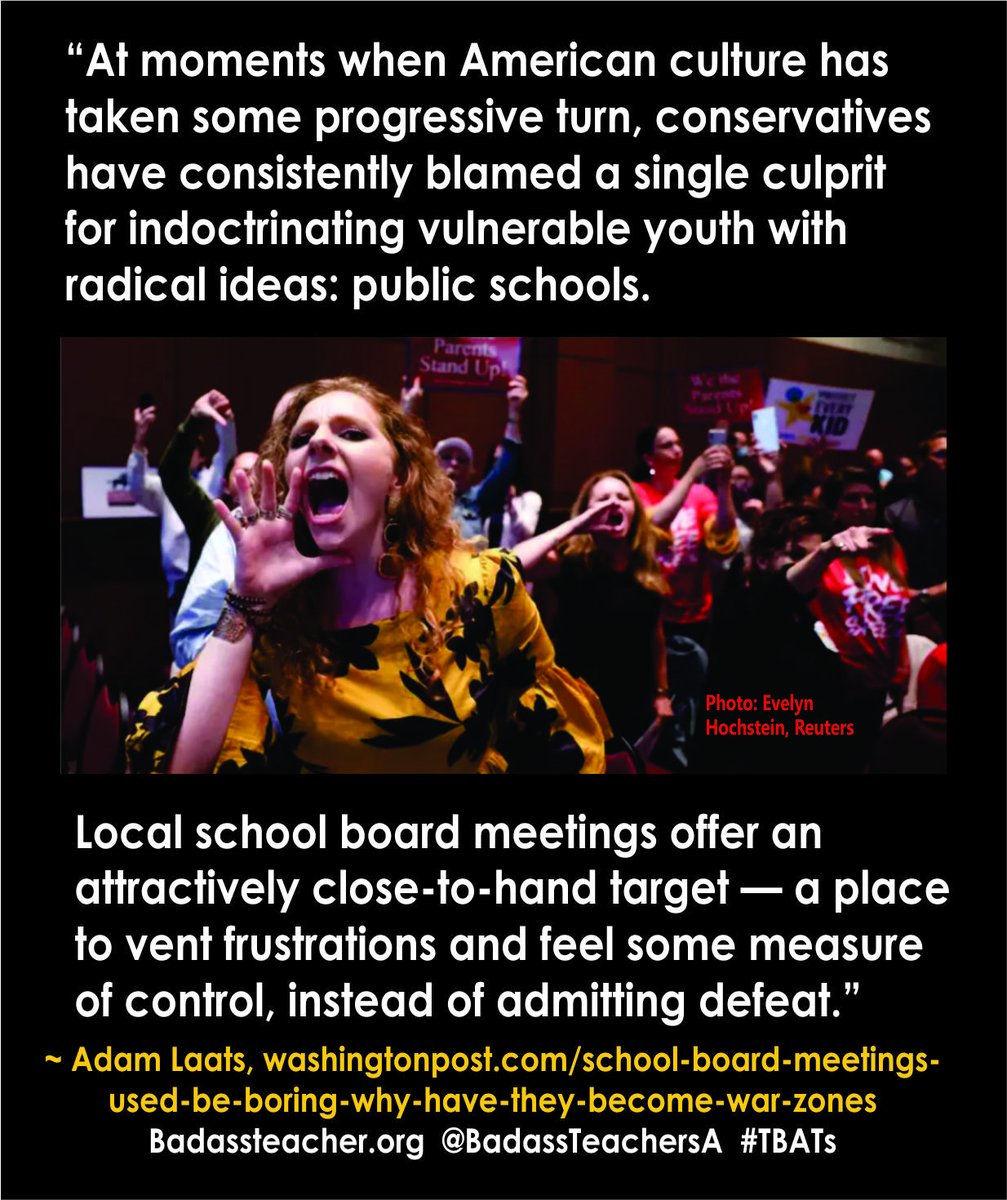 BadassTeachersA's tweet photo. Public schools take everyone &amp; work hard to advocate for all in their care. But some people don't want to allow that kind of acceptance &amp; grace. They are threatening our schools. Time to say we won't tolerate their intolerance. 
https://t.co/GJauDLUu2f #TBATs @PennBat @OhioBATs https://t.co/Z5QZCDkZ2D