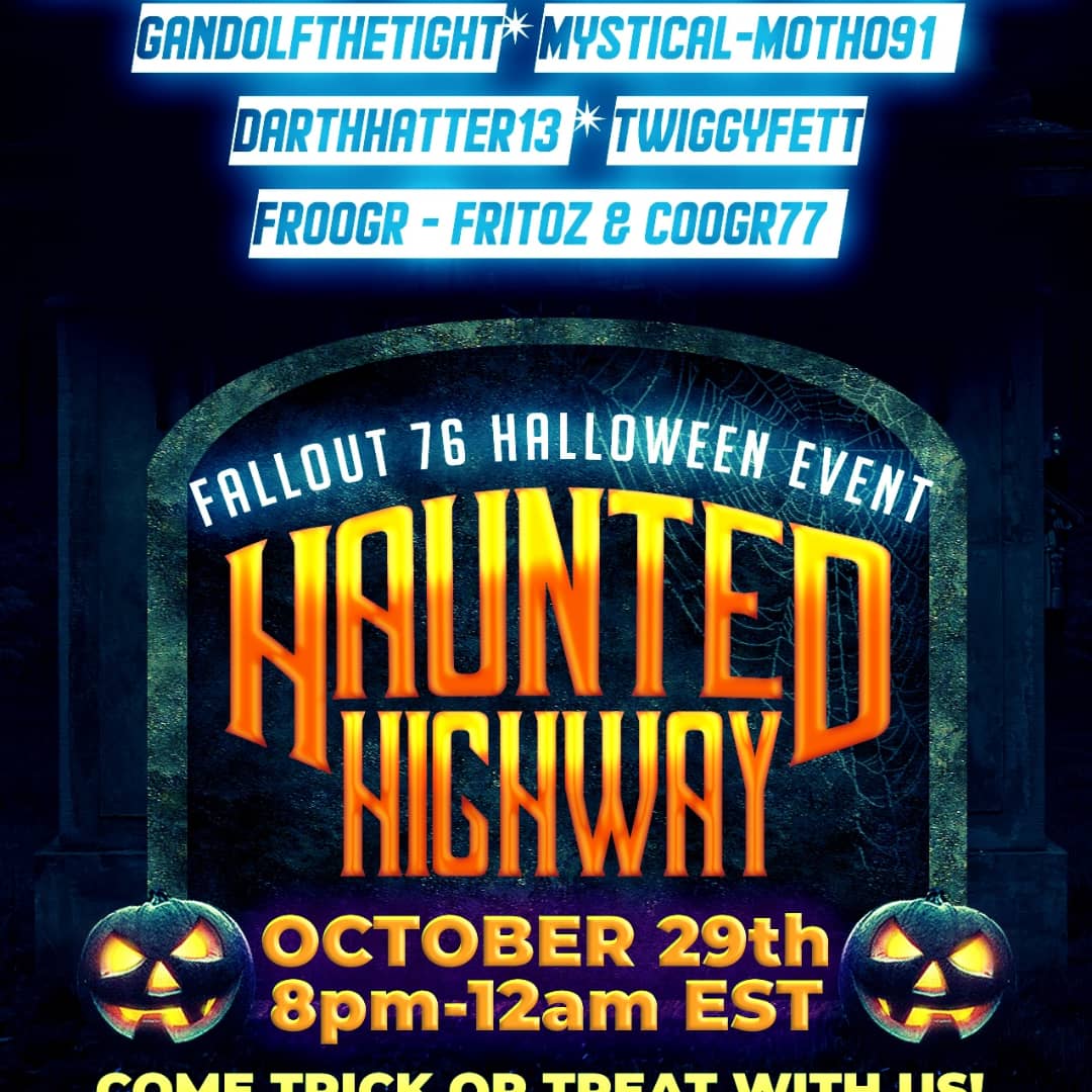DarthHattyDaddy's tweet photo. Tech issues cant keep us down 😆
I'll go back to my stream roots &amp; just stream right from my console if I have to 😆
🎃
This talented team of builders &amp; their #HauntedHighway are worth every effort! Check it out as @ZombieL0ver420 &amp; I join in! 
#SpookySeason #FalloutCommunityLove https://t.co/3jlUdi3Hiw
