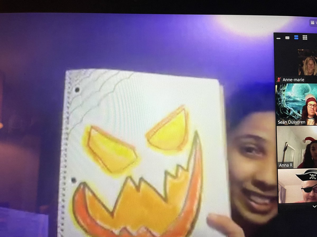 Happy Halloween! Our <a href="/OCDSB/">OCDSB</a> International Students and our ICP students enjoyed a virtual Halloween party tonight.  We found some very talented artists in the group.