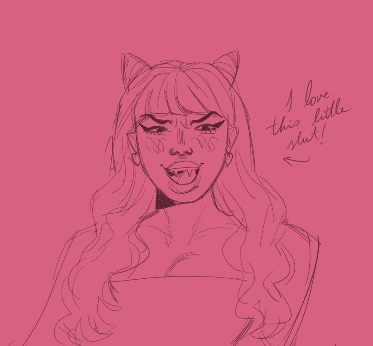 moldycheeze's tweet photo. posting finished good art is out and posting vampire au sketches of our ocs with nadjas hair from what we do in the shadows is IN https://t.co/v77s2xQHoK