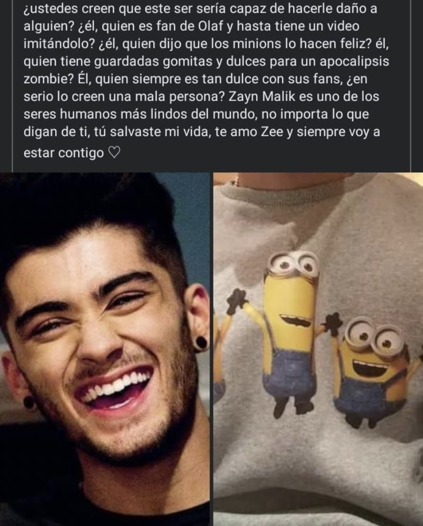 MercelovsRemy's tweet photo. Zayn se merece todo lo bueno del mundo, es una persona increíble,
el nunca sería capaz de hacerle daño a alguien, es un amor✨
La única forma en la que podemos ayudarle es apoyarlo y hacer stream a Nobody is listening<3
#FreeZayn #ZaynMalik #ZAYNDESERVESBETTER #streamNIL https://t.co/7pbJG1eISu