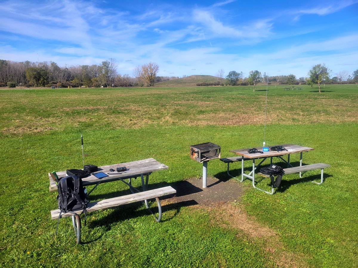 k8ua_'s tweet photo. #TBT to last week's joint #POTA activation with KE8RFR in OH and MI - a lot of P2Ps logged with just 10 watts on @elecraft #KX2! #AmateurRadio #hamradio #hamr #HF #ParksOnTheAir #optoutdoors #FieldRadioFriday #K8UA https://t.co/tjcf2Tnbaf