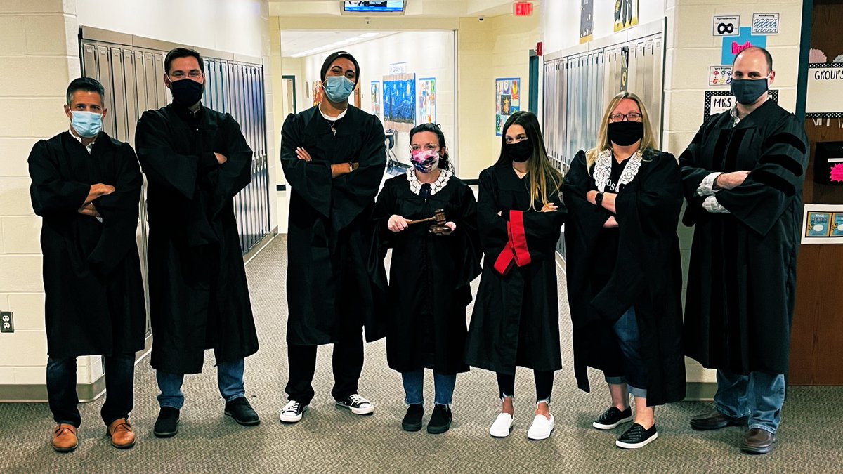 Happy Halloween from the Supreme Court of the West Wing! 👻🎃 <a href="/jmarangell/">Joe Marangell, Ed.D.</a>