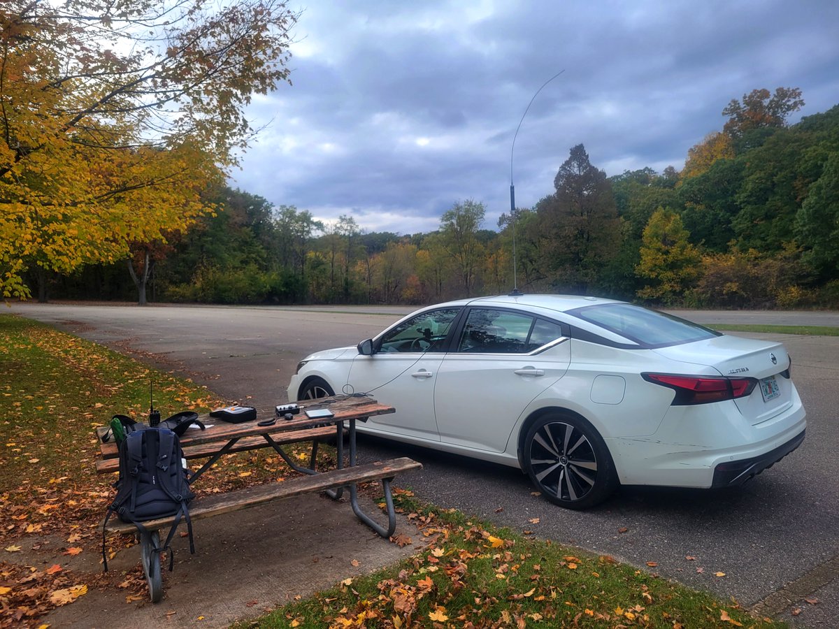 k8ua_'s tweet photo. #TBT to last week's joint #POTA activation with KE8RFR in OH and MI - a lot of P2Ps logged with just 10 watts on @elecraft #KX2! #AmateurRadio #hamradio #hamr #HF #ParksOnTheAir #optoutdoors #FieldRadioFriday #K8UA https://t.co/tjcf2Tnbaf