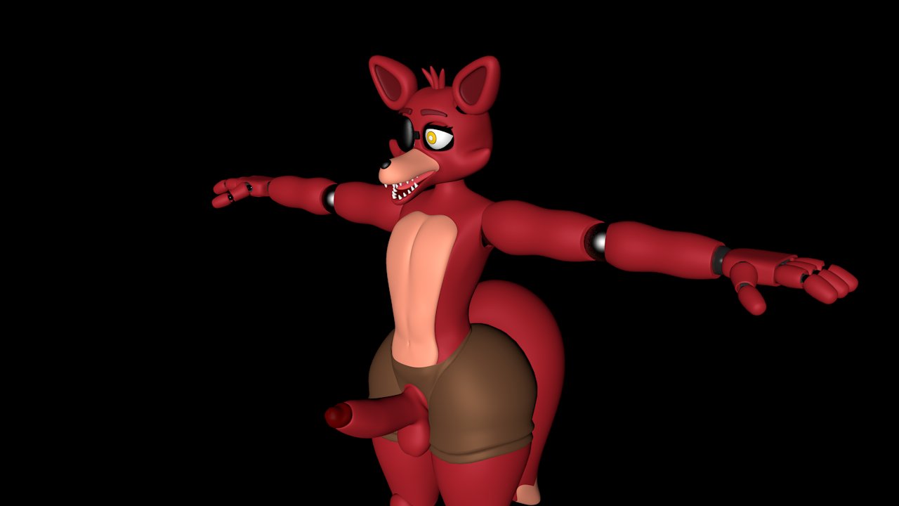 "Foxy model by @/sofmodels" #c4d #c4dnsfw #nsfw #foxy #fnaf #fnaf...