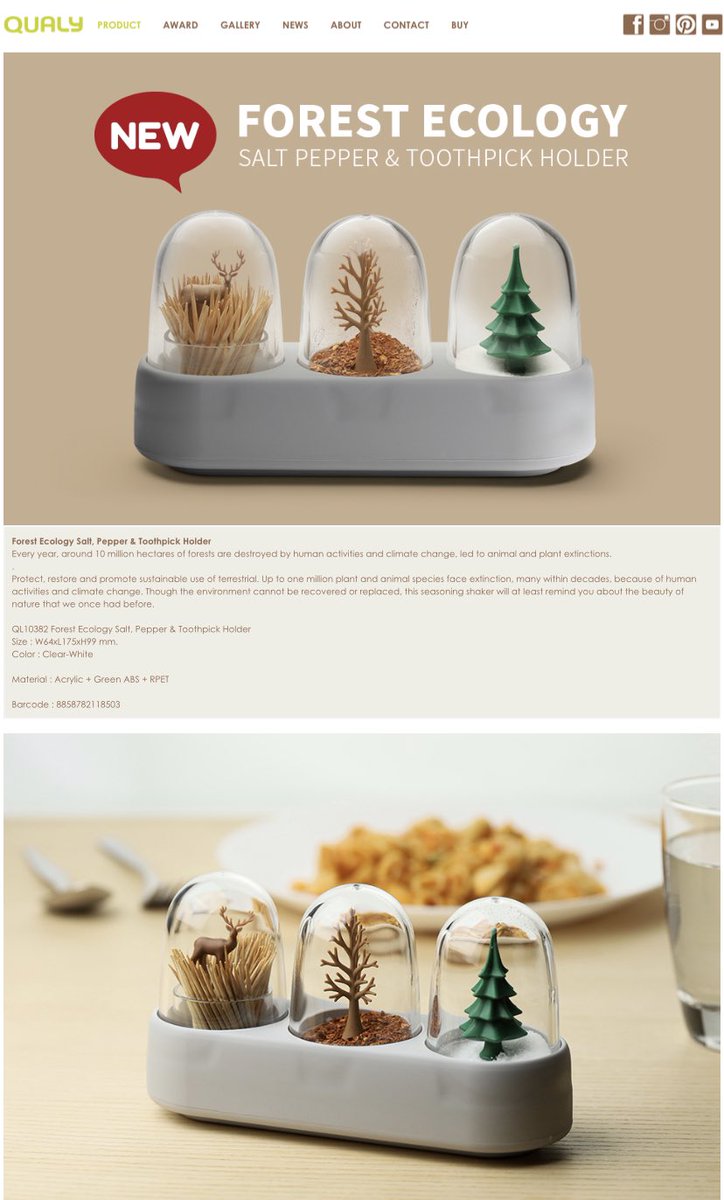 itwoctwoe's tweet image. อยากแนะนำ qualy มากกว่าค่ะ แบรนด์คนไทย คนไทยคิด ออกแบบเอง ที่สำคัญ ทำมาจากพลาสติกรีไซเคิล มีรางวัลการันตี สนับสนุนงานดีไซส์ไทยเจ๋งกันค่ะ