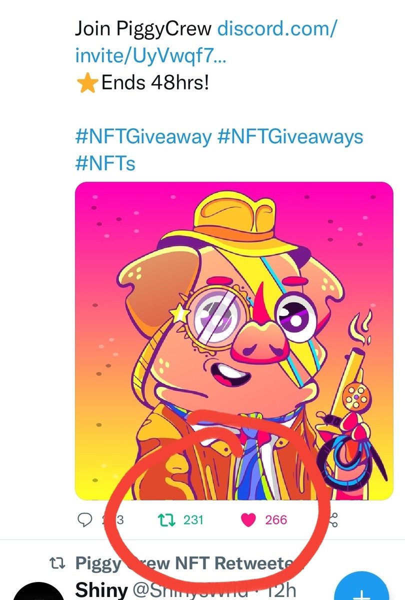 NFTWynLambo's tweet photo. @K9NFT @PiggyCrewNFT Want to join this Piggy Crew!
Liked, Retweeted, and Following:
@NFTSxWTF
@NftSwapper
@NFTSweden https://t.co/8DYMtVnYhh