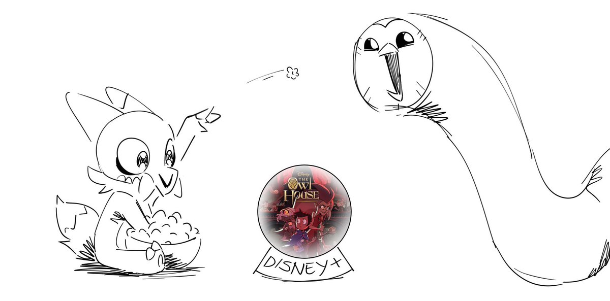 Don't forget to watch The Owl House on Disney+!!!! Support the bird show!!! #TheOwlHouseWatchParty 