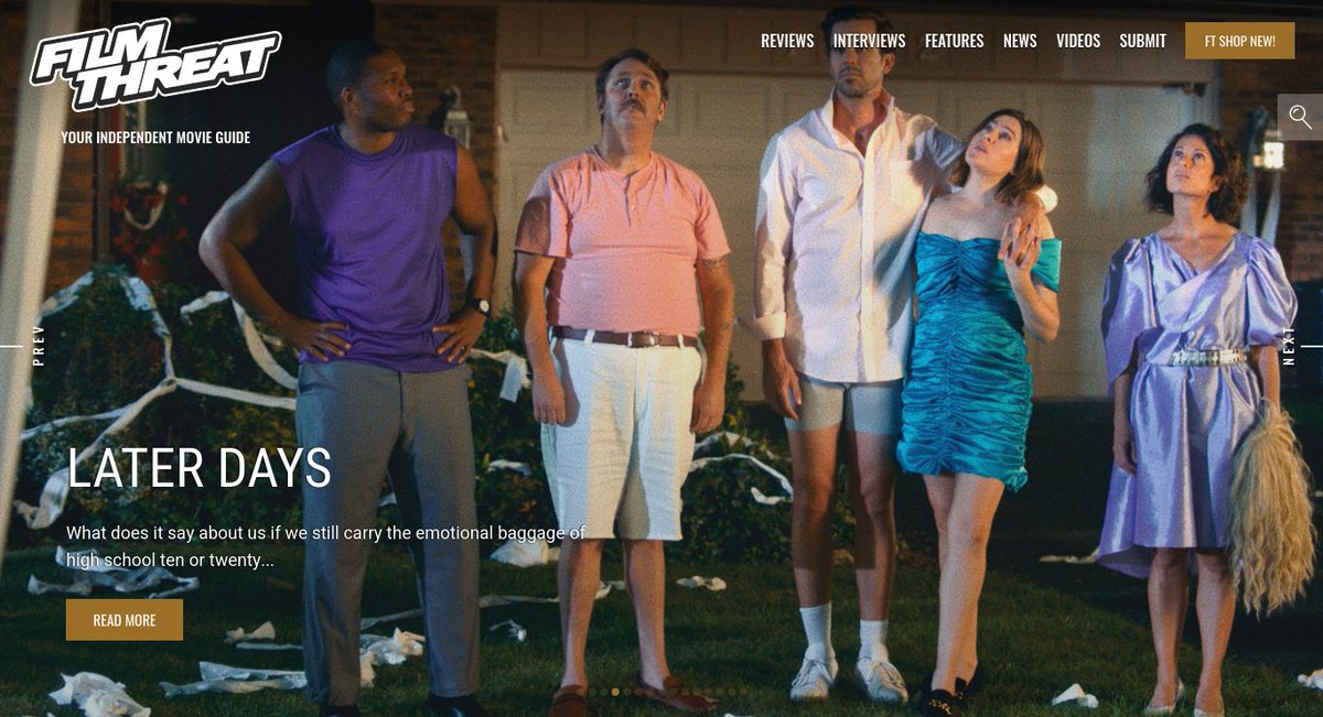 FilmThreat's tweet photo. "…a sweet, funny, and nostalgic look at growing up." Alan Ng knows people like the characters in Later Days.
https://t.co/bT4GFg2vgd #SupportIndieFilm #LaterDays #Comedy https://t.co/dewHPQoq6t