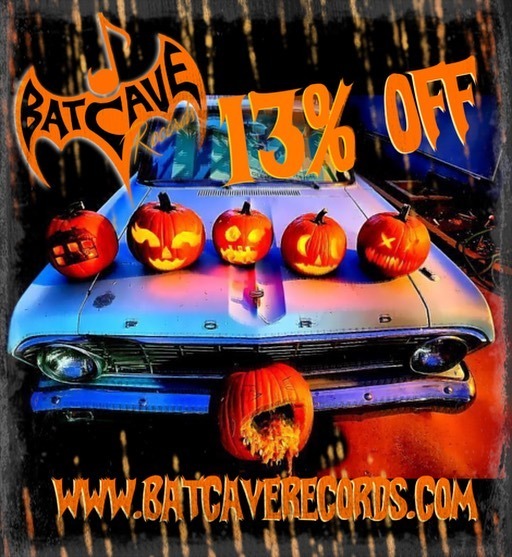 🦇Halloween time so let’s have a little sale. ⚰️13% from now until the 31st💀  lots of merch from Batcave bands  <a href="/thebrainsmtl/">TheBrains.MTL</a> <a href="/thethirstycrows/">The Thirsty Crows</a> @rebelpriestofficial  <a href="/electricaudrey2/">Electric Audrey 2</a> <a href="/stellarcorpses/">Slade</a> &amp; more…who do want to see some new designs and music … instagr.am/p/CVobrQqvzY5/