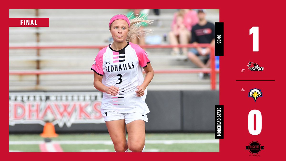 SEMOSoccer's tweet photo. Redhawks advance to the OVC Tournament Quarterfinals on Lauren Welker's first goal of the season. SEMO faces #3 Belmont at 2 p.m., CT Sunday. https://t.co/l57sO2Rhc9