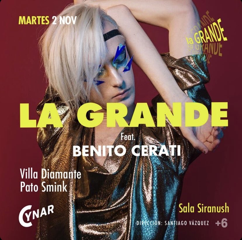 CeratiBeni's tweet image. Este martes canto como invitado especial con La Grande. Entradas aquí: bit.ly/3mDxOoD