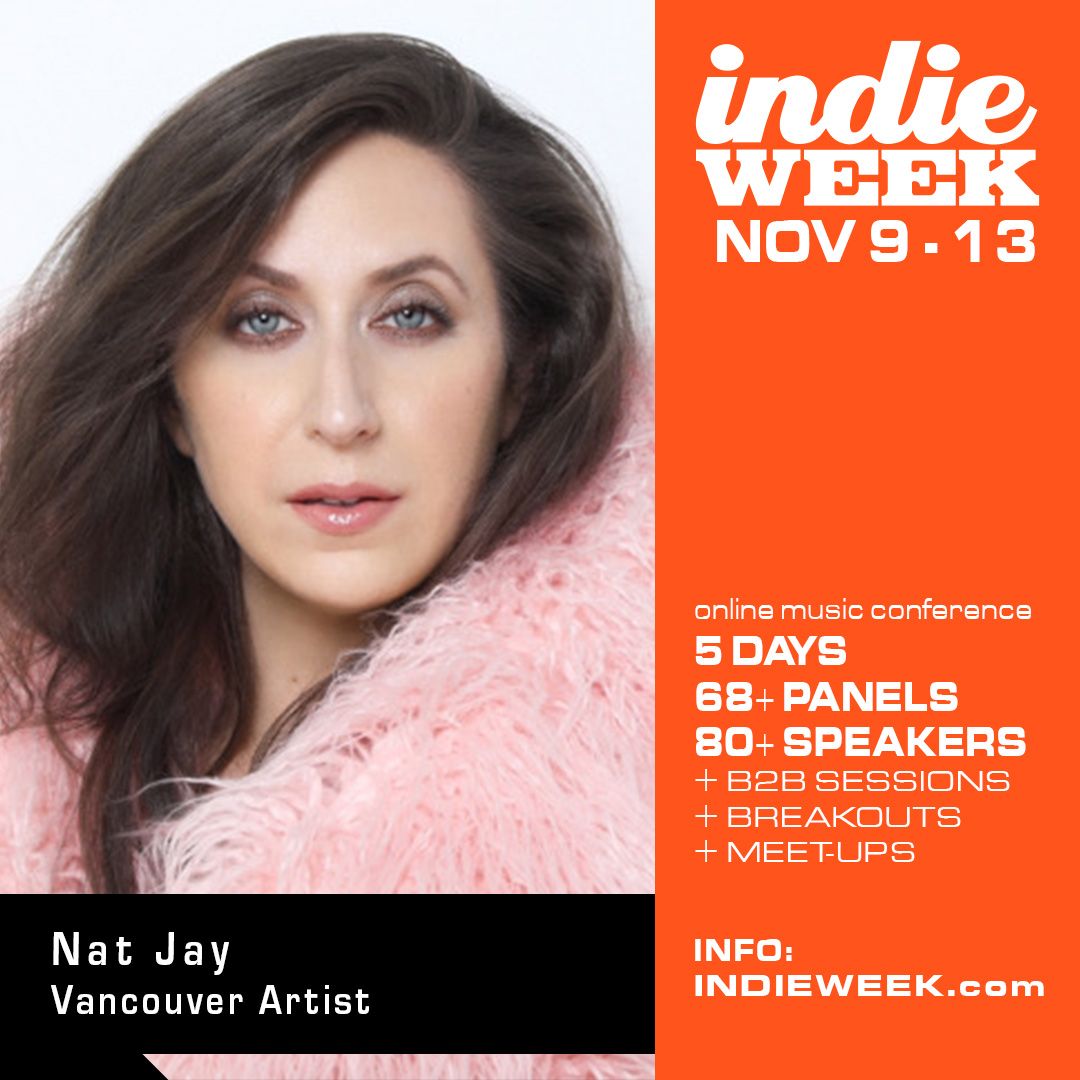 We look forward to having Vancouver artist <a href="/OfficialNatJay/">Nat Jay</a> speaking at #IndieWeek 2021!

Music Licensing Myths
Presented by: <a href="/bandzoogle/">Bandzoogle</a>
TUES NOV 9
@ 3 PM EST

TICKETS: indieweek.com

#indieweek #iw2021 #canadianartist #canada #music #toronto #indie #indiemusic #success