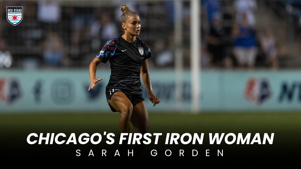 Introducing Chicago's very first Iron Woman: <a href="/sarahlgorden/">Sarah Gorden</a>. Sarah earned the title for playing every minute of every regular season match 💪🏼

Sarah, you're a boss 👑