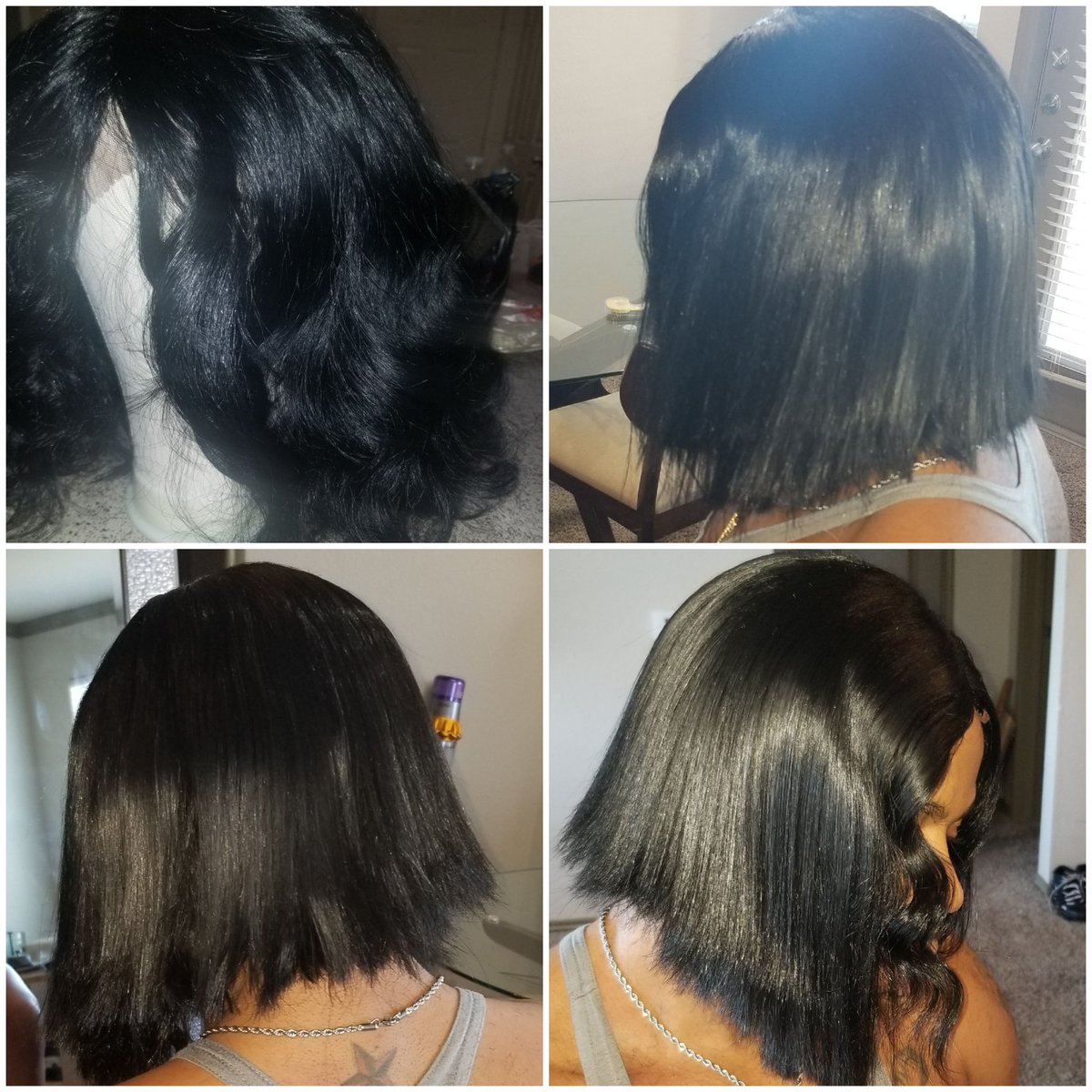 DivoUnlimited's tweet photo. How it ended. Sewn, cut, and styled by #DivoBeaute #DivoUStyling @DivoUStyling Special Thanks to my client @Jamaican_Kidd for trusting my skills to get his costume legit. #boblife #customunit #halloweencostume #hair https://t.co/dAOfcdA5T8