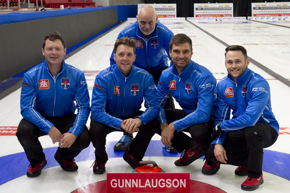 CurlingCanada's tweet photo. Congratulations to the three men's teams qualifying for the playoffs out of Pool A at #PreTrials2021!

1. @TeamBeukCurling 
2. @TeamJGunns 
3. @TeamPatSimmons https://t.co/safYkvBedP
