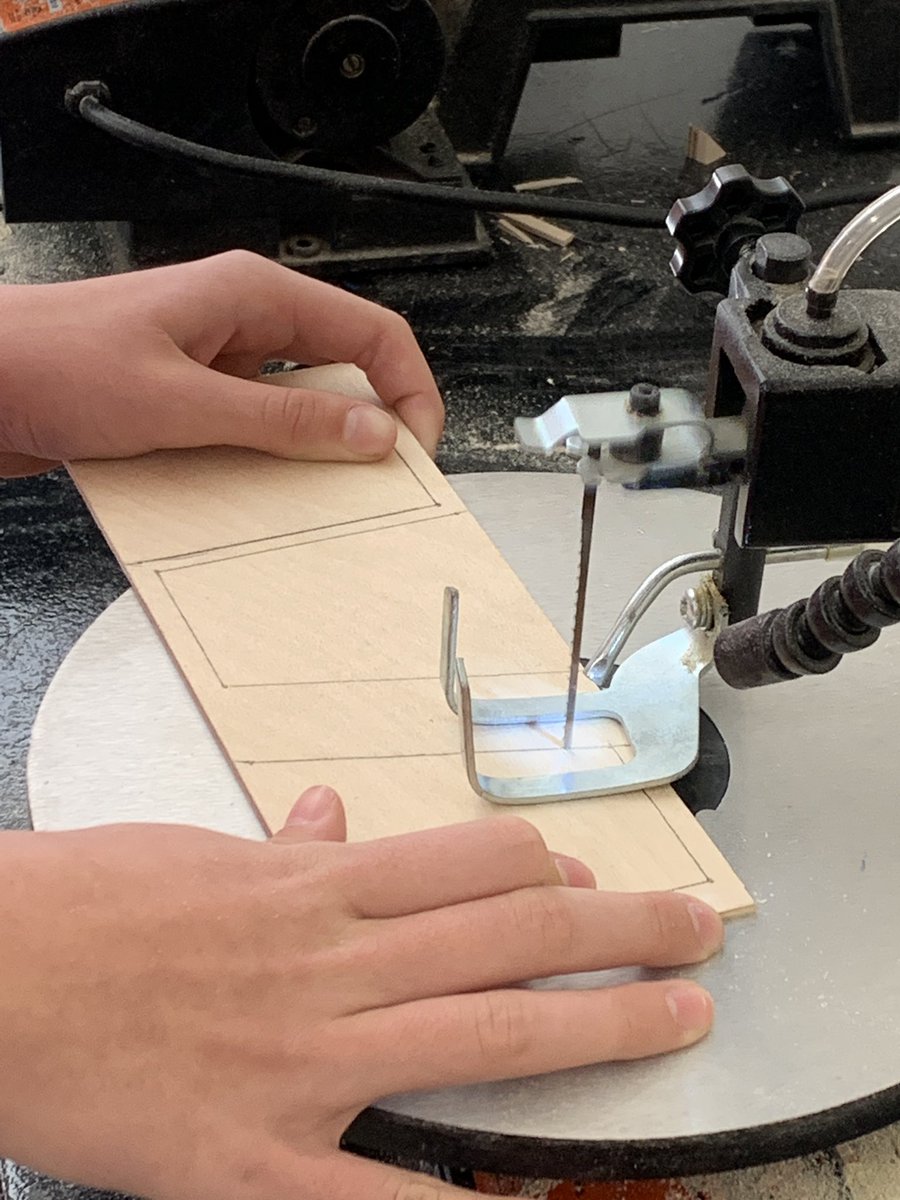 WeTeachSETA_CTE's tweet photo. Using the lathe machine and their recent scroll saw skills, students cut and formed their centering rings and fins for their next rocket. #7KSAT #KSAT360 #MrMinksClass #ScrollSaw #LatheMachine #ManufacturingClass @SWatsonKSAT @ksat_kms_tech @NEISDCTE https://t.co/A5oXDvinjT