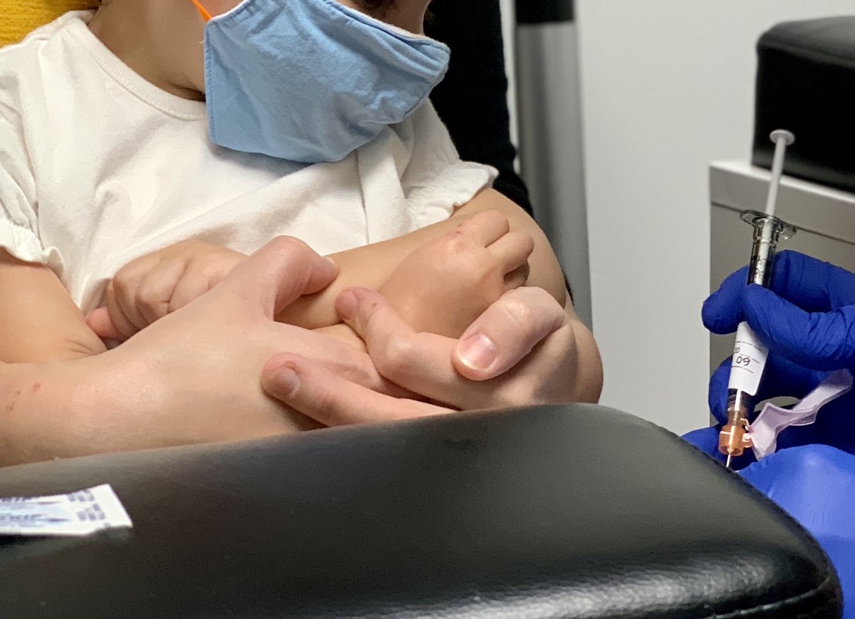 MelissaGansMD's tweet photo. Our daughters @GansScan became superheroes today. They've joined 13K other superheroes in @moderna_tx #KidCOVE Study for #COVIDVaccine. We are so proud of them for fighting COVID and know that they will be proud of their involvement for the rest of their lives. https://t.co/fkau3OLc1Z