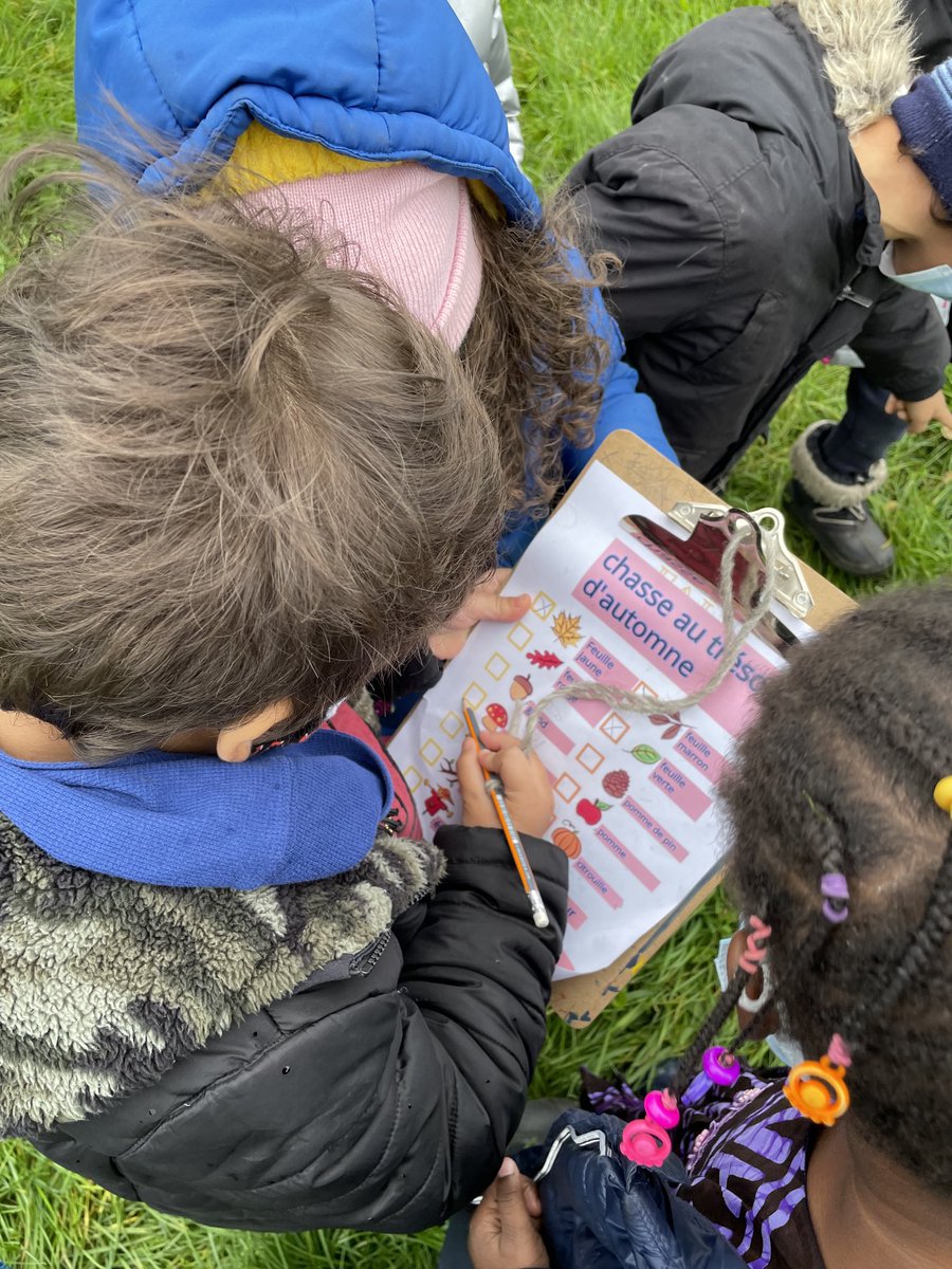 azzahamdi's tweet photo. The best way to end the day, week and month is by going on a treasure hunt for the fall signs with your teammates! Who cares if it’s raining if we’re appropriately dressed! #TakeMeOutsideDay #outdoorclassroom #kindergarten https://t.co/qTgnN1AGvy