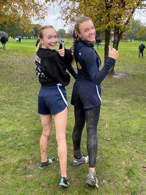 US_ASHsports's tweet photo. Great run #ASHCC at the @MHSAA regionals - despite the rain, standing water and mud! Congratulations on a wonderful season! #USGazelles #ASHBoosterClub https://t.co/ZP0u2imsUn