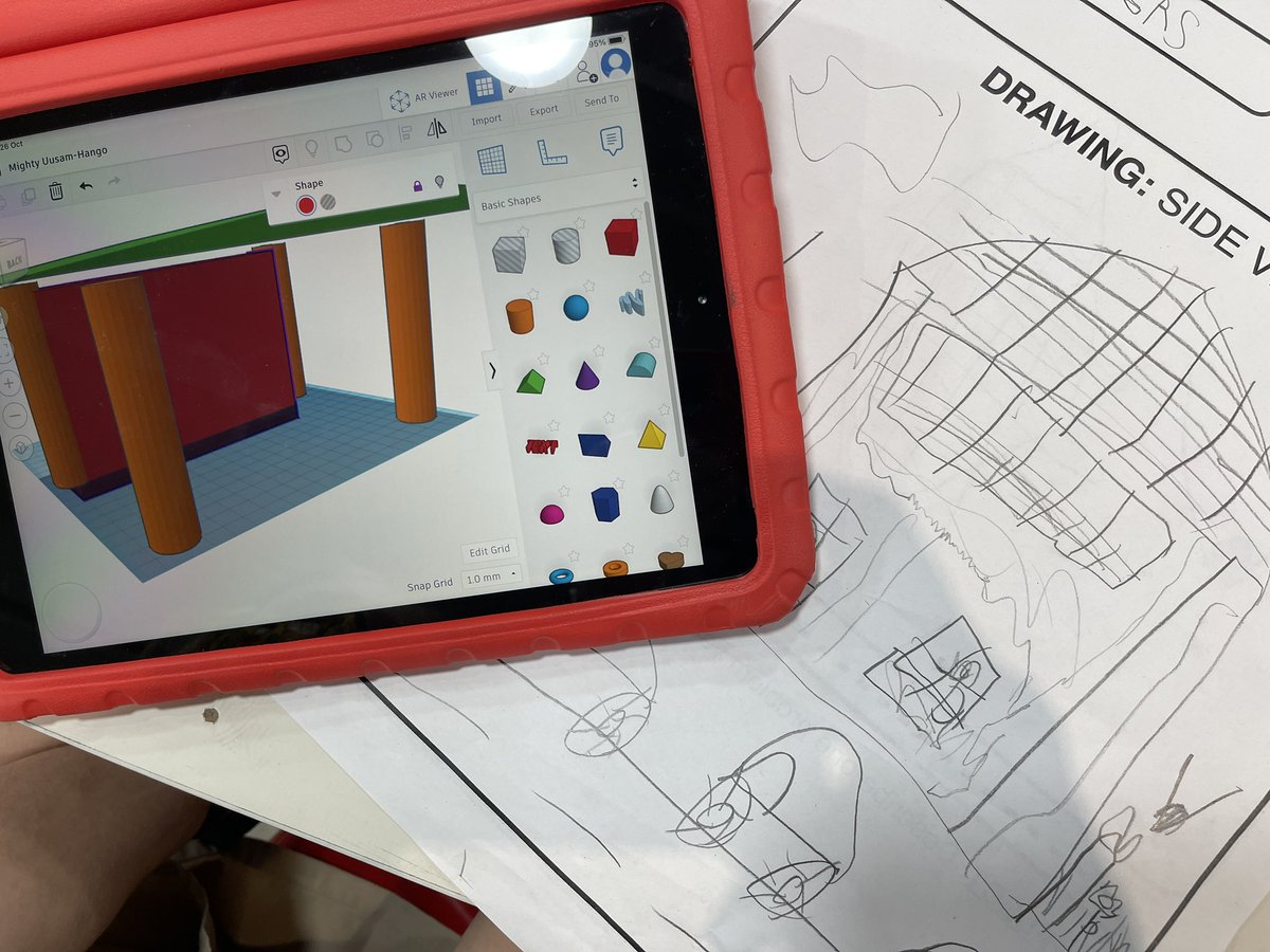 Using our custom design cycle, we ‘tinker, planned and made’ using #TinkerCAD…Halloween costumes and all 😂👻🎃 #rchkpyp #rchkrdc