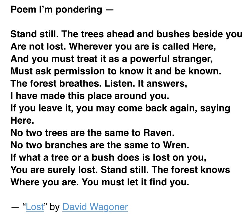 Awesome snip of a poem from ⁦<a href="/tferriss/">Tim Ferriss</a>⁩ #5bulletFriday