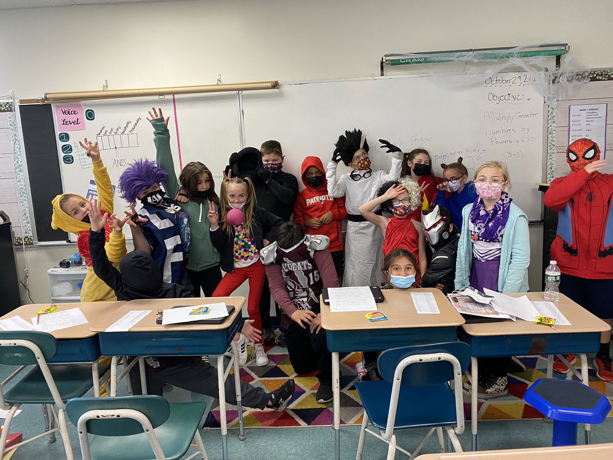 MrsKeady's tweet photo. Happy Halloween from room 6! 🎃 #wbwildcats #goofballs https://t.co/ghCPUtHAmm