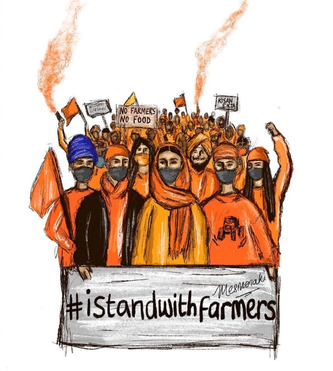 Jasmeet120435's tweet photo. Whats right is right, and whats wrong is wrong. Speak for the truth! 
Speak for Indian farmers
#FarmLawsAreSuicidalLaws https://t.co/dJ0ArKz9SG