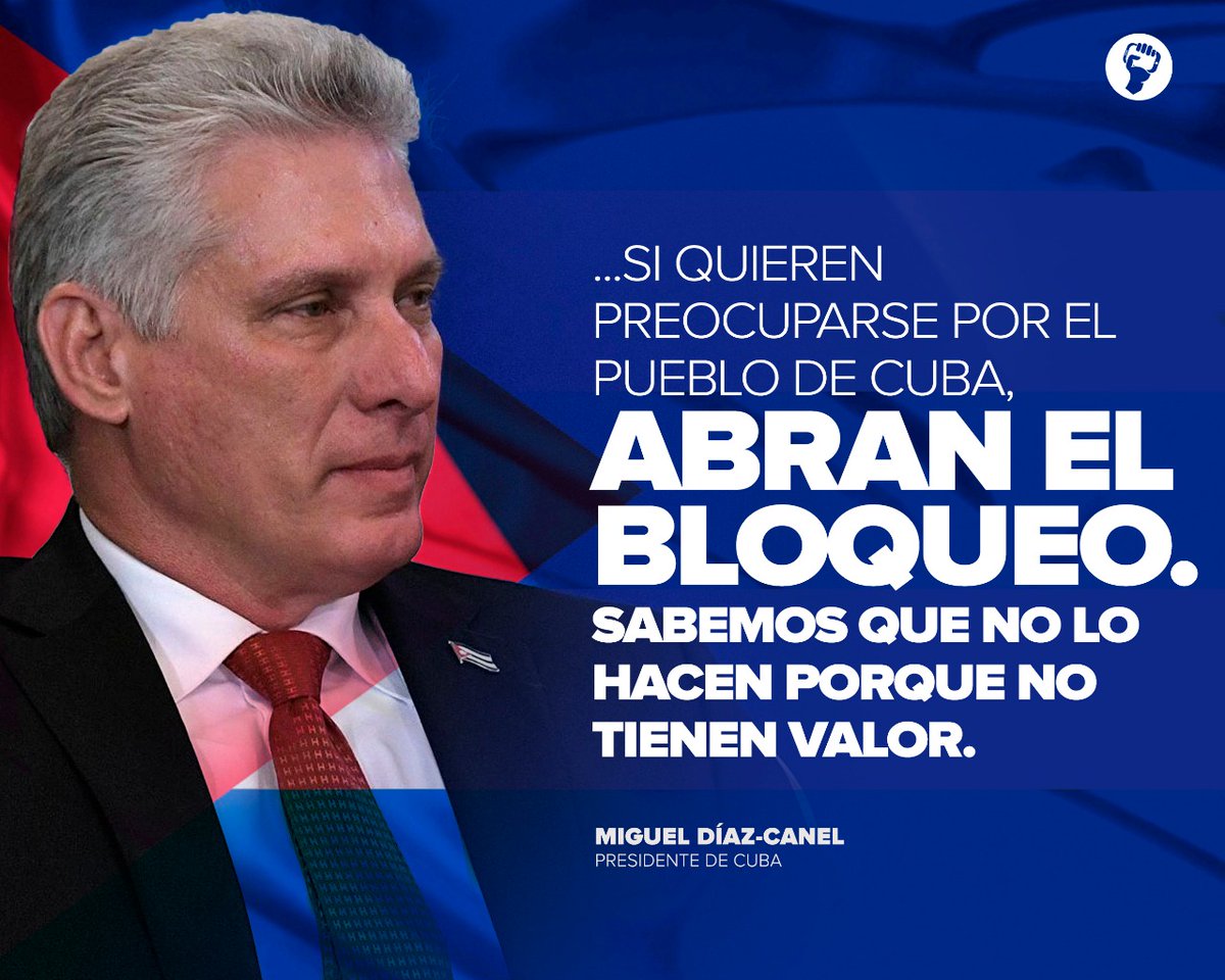 #ContigoMeAtrevo a exigir incansablemente el cese inmediato del genocida bloqueo impuesto a mi #Cuba. #DeZurdaTeam #Cuba