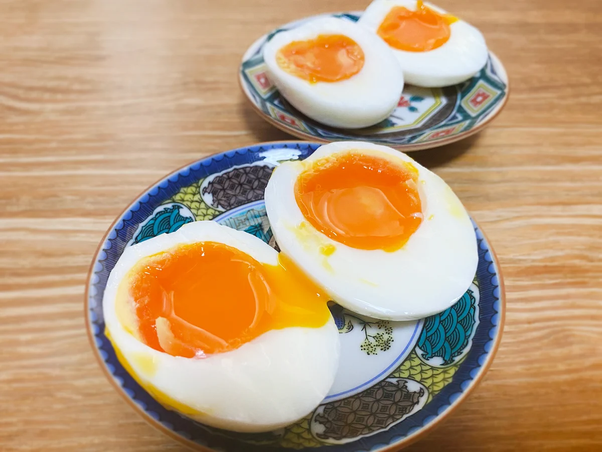 ゆで卵は浅漬けの素でつけるとおいしいらしい！なるほど！！