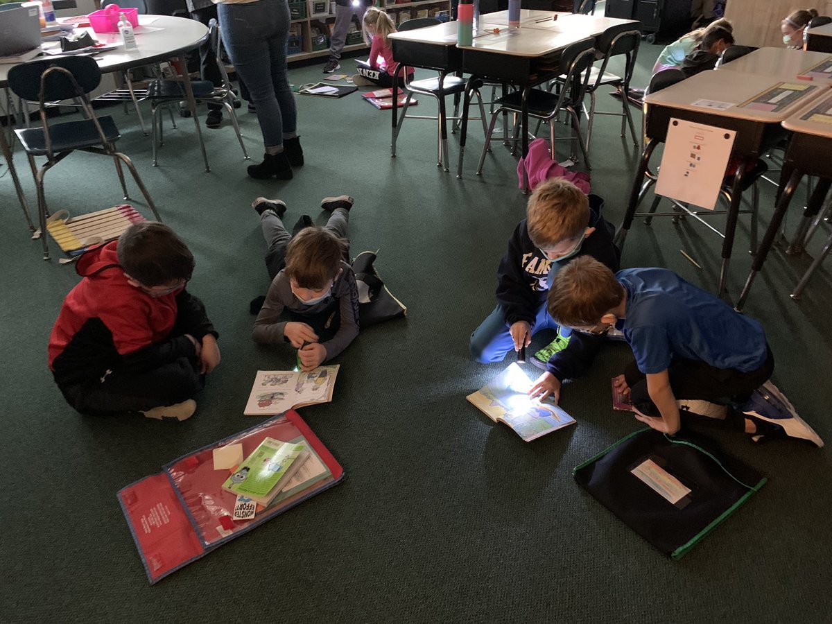 Can’t think of a better way to end the week then Spooky flashlight reading with Mrs. Trottier’s class. <a href="/jfkladybugs/">JFK School Franklin</a>