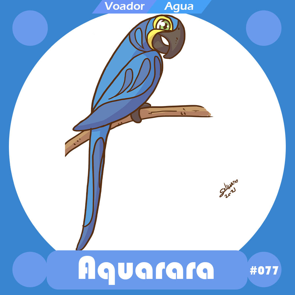 galhardo_art's tweet photo. Continuando os monstrinhos inspirados em Pokémon e baseados na fauna e flora BR. Os chamados #Fakemon. Essa é uma #maritaca que evolui por pedras de evolução, pra uma #araravermelha de fogo, #araracanindé elétrica ou #araraazul de água.
#Brazil #Brasil #Pokemon #art https://t.co/rNw7Nd4RDI