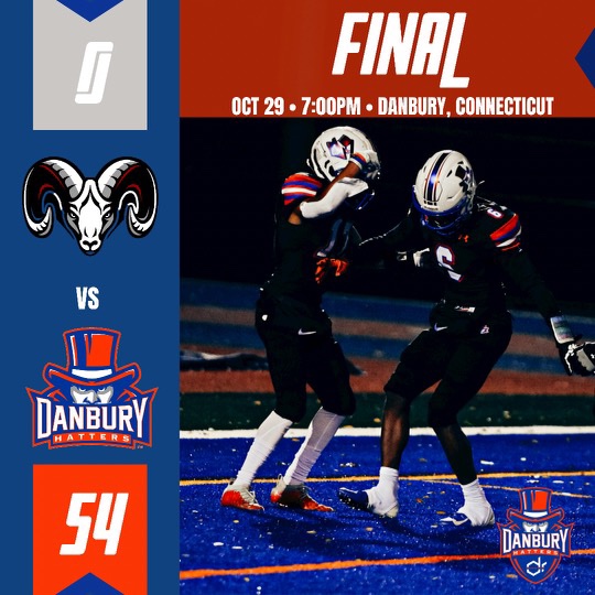 Final: Danbury 54 - Bridgeport Central 0

An absolute dominant performance by the #Hatters. #CTHSFB
