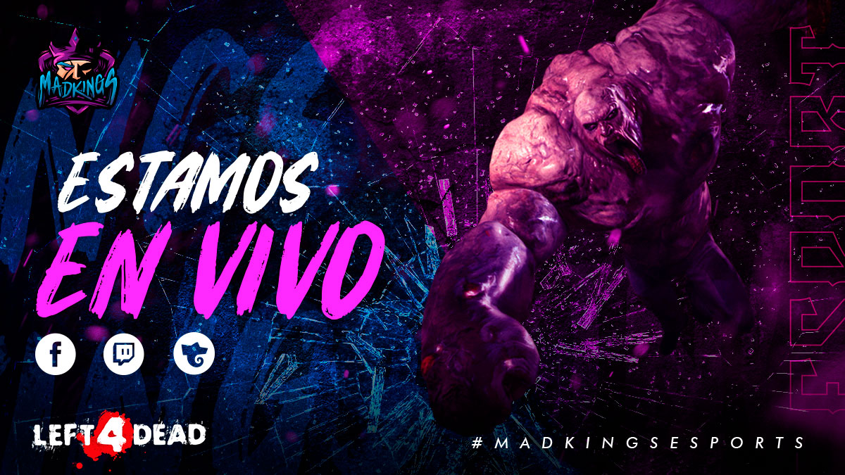 madkingsesports's tweet photo. 🎃 ¡Viernes de Terror! 🎃

¡Ya estamos en vivo!
Acompáñanos a jugar #left4dead 🧟‍♂️

🔵FB: https://t.co/F8PyuogLKU
🟣Twitch: https://t.co/tVnz9TP44z
🟢Trovo: https://t.co/b90P3aInhu

#halloween2021 #streamdeterror #GOMADKINGS https://t.co/Tqj0LNKdQT