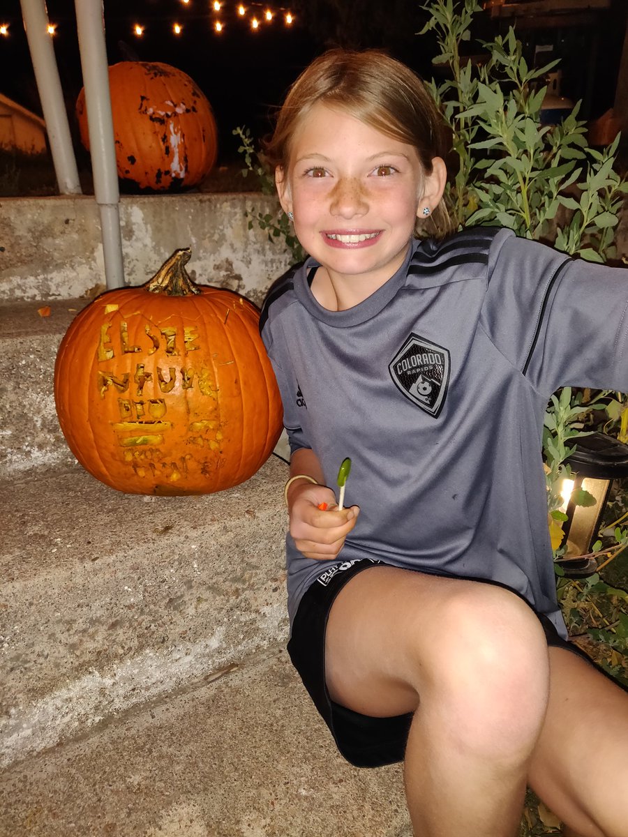 <a href="/byusoccer_w/">BYU Women's Soccer</a> My 10 year old spent the day at school as <a href="/camerontuckerr/">Cam Tucker</a>  and her pumpkin said "future BYU soccer player". She wants to wish you good luck against Santa Clara.