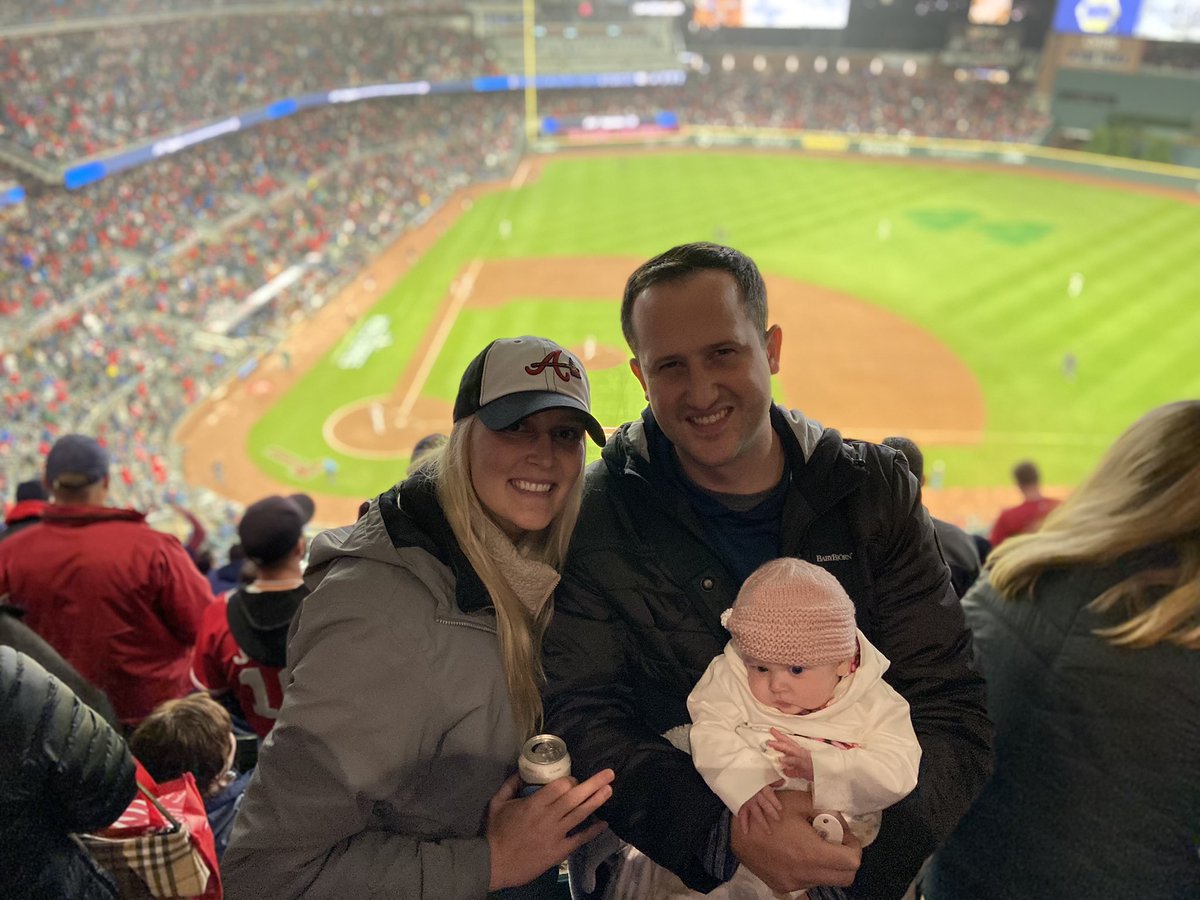 taylorheeren5's tweet photo. 9 weeks old (tomorrow) 
15th game 
1st World Series 
Section 322 @Braves https://t.co/VmwEopsWTs