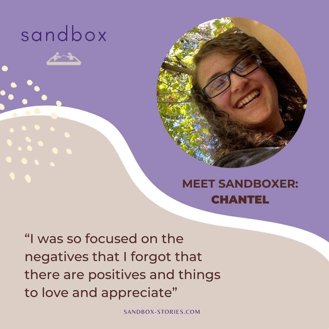sandboxstories_'s tweet photo. Meet #Sandboxer and #Artist Chantel.
Chantel struggles with anxiety and panic attacks. Read more about her story and why she believes we need bad things in our lives to happen to be able to grow, and that it’s okay to ask for help. https://t.co/LyCjzUiWzf https://t.co/7RgEiOdAzm