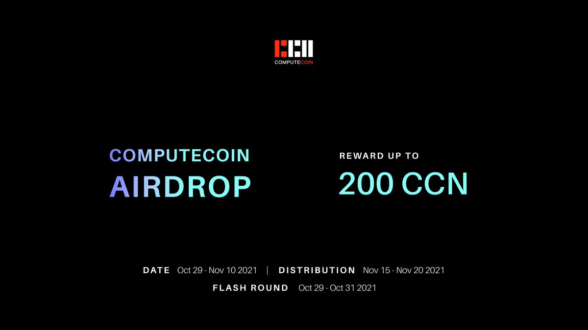oortech's tweet photo. #Computecoin’s #Airdrop’s Flash Round is here.

Win up to 200 CCN tokens. It's a special surprise for CCN's long-time supporters ❤️

Download and activate Ale Wallet
Complete 7 tasks on social

Enter the Flash Round: https://t.co/T1UQKtRAgF 

Rules: https://t.co/enmuhKIy1Y https://t.co/ucQ91ayZGK