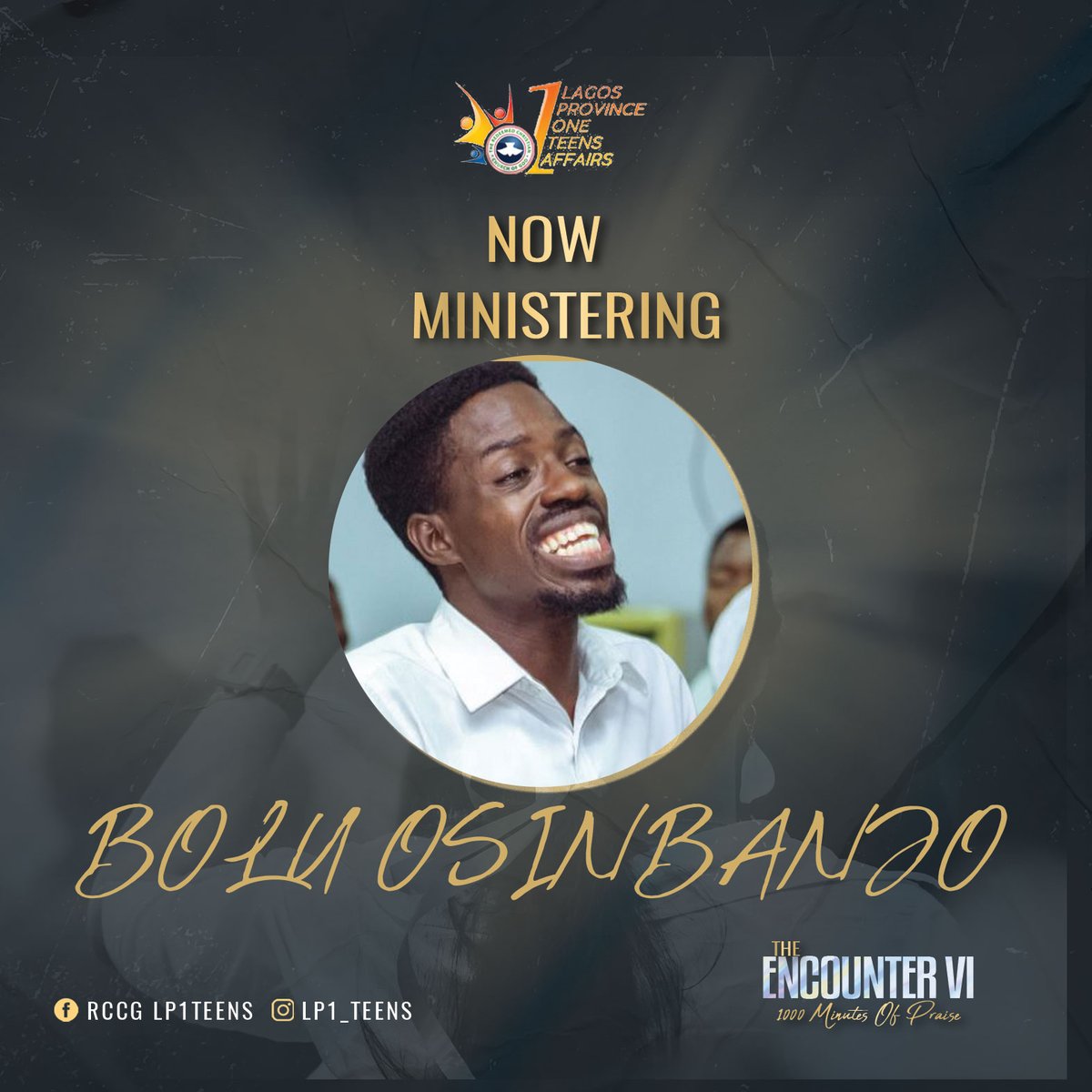 lp1_teens's tweet photo. Now ministering Bolu Osinbanjo !!!

#theencounterVI
#theholyspirit https://t.co/cDRC5jDU6k