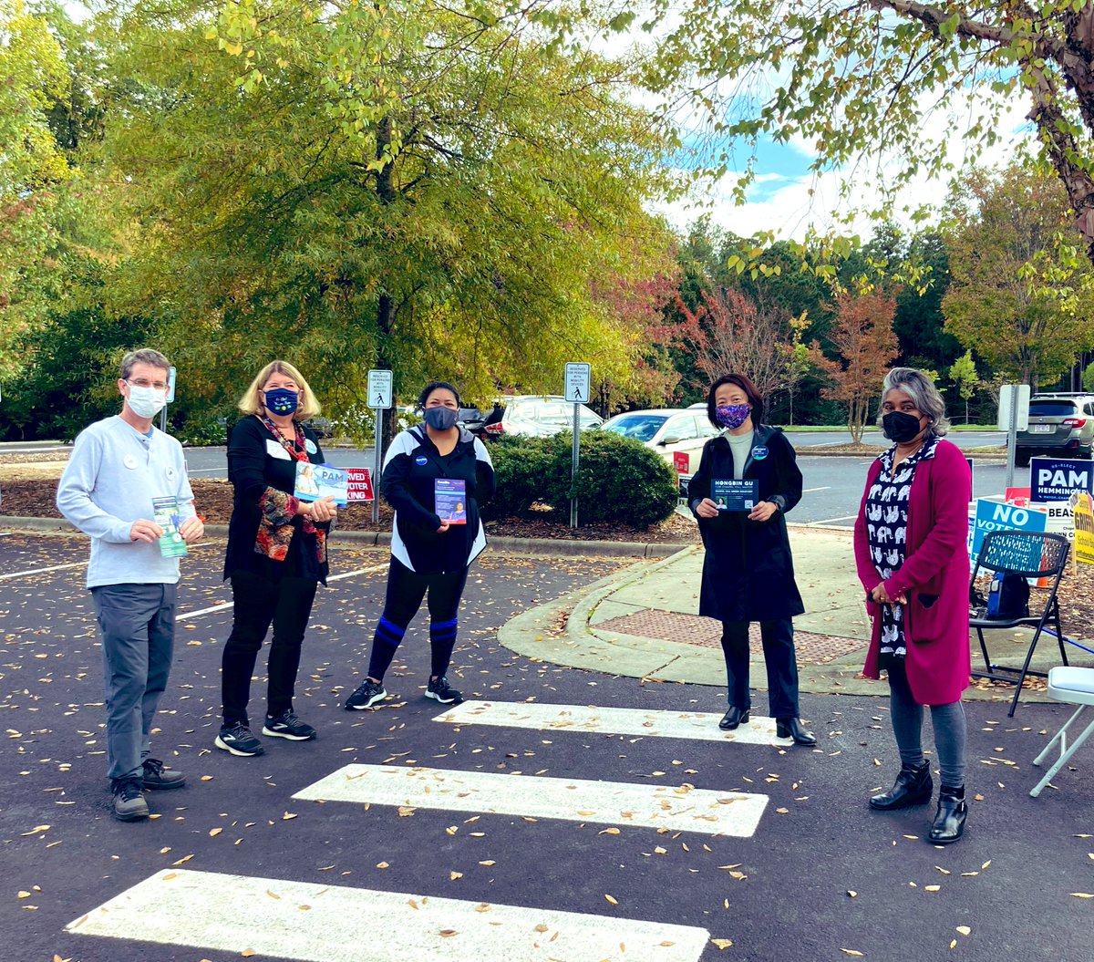 A beautiful afternoon poll greeting with other candidates at the Seymour early voting site. Saturday is the last day for one-stop #EarlyVoting! Come out and vote!