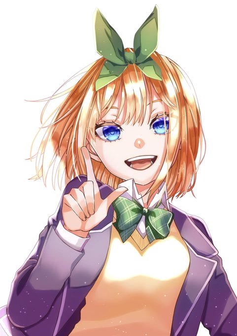 わさび©︎さんがTwitterに投稿した中野四葉(五等分の花嫁)のイラスト。