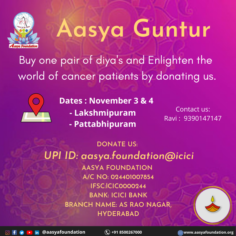 Ken_Yzan_Ravi's tweet photo. Enlighten the smile of Cancer kids
Diwali event on 3 &amp; 4th of November
@aasyafoundation https://t.co/EpCPIzUkrE
