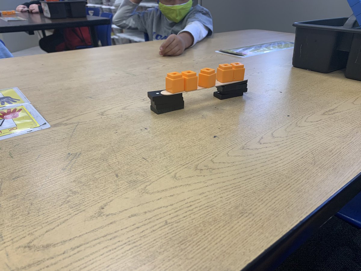Kindergarteners worked together on a Pete the Cat STEM project. They collaborated ways to build a gate that Pete’s 5 pumpkins could sit on. <a href="/WyomingElem/">Wyoming Elementary</a>
