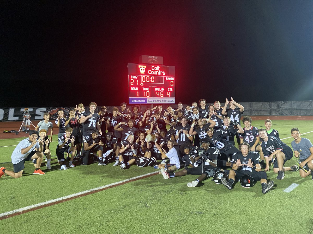 Final

Troy 0 | Chippewa Valley 33

A sincere THANK YOU to our seniors — you guys brought the program back to where it should be over the past few years. You’ll look back in a number of years and be proud. 

WE ARE…

<a href="/troycoltsfball/">troycoltsfootball</a> | <a href="/MIPrepZone/">MIPrepZone</a> | <a href="/troy_colts/">Troy Colts</a>