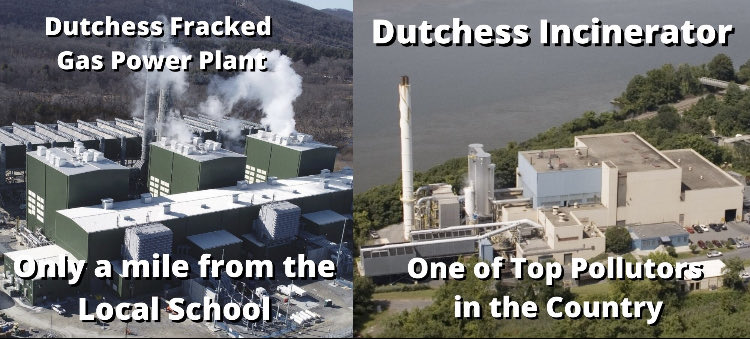 With the Climate Summit we’d like to point out what’s in our own backyard. The Dutchess County incinerator is a top polluter in the U.S. Air quality stinks here. Dutchess also has a huge fracked gas power plant. Climate Change does begin at home. Local Elections Matter. #Vote2021