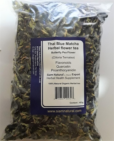 Blue Matcha balances blood sugar naturally &amp; helps to reverse diabetes-II. This tasty tea enhances blood circulation, reverses varicose veins, promotes weight loss, while the anthocyanidin improves eyesight! NOW SALE 2 ea. one lb. pouches for $49.95 - includes shipping/handling