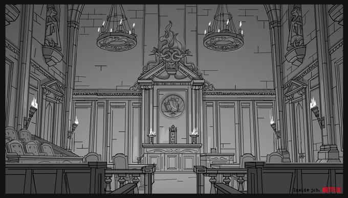 Some super rough, pre-storyboard concepts for Inside Job. Number 4 is based off a design by the amazing Kenny Mok, Art Direction by the one and only @talktojeffrey 