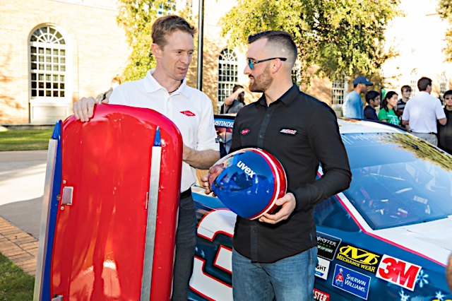 RCRracing's tweet photo. Dow brings their materials science expertise to a variety of sports. Their #innovation has benefited both the #USA Luge Team and the #3 @DowSports @TeamChevy in #NASCAR. #FlashbackFriday to when @austindillon3 tested a luge @TXMotorSpeedway  #ScienceofSpeed #DowScienceFriday https://t.co/IZlJ2VW14m