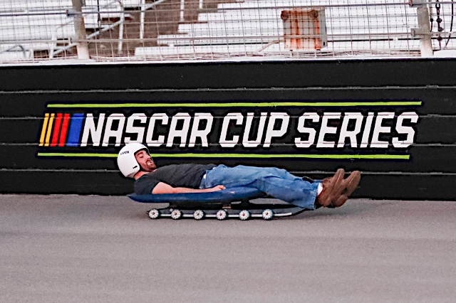 RCRracing's tweet photo. Dow brings their materials science expertise to a variety of sports. Their #innovation has benefited both the #USA Luge Team and the #3 @DowSports @TeamChevy in #NASCAR. #FlashbackFriday to when @austindillon3 tested a luge @TXMotorSpeedway  #ScienceofSpeed #DowScienceFriday https://t.co/IZlJ2VW14m